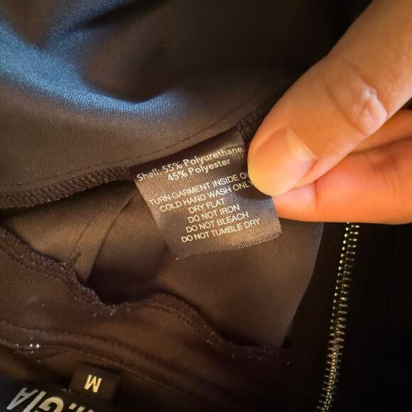 I.AM.GIA Paris Pants Black Vinyl Cutout Trousers Size M 796W - Picture 8 of 14